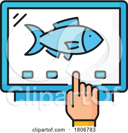 Ordering Fish Icon by Vector Tradition SM