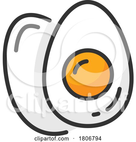 Egg Food Allergen Icon by Vector Tradition SM