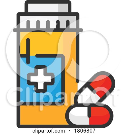Antibiotics Food Allergen Icon by Vector Tradition SM