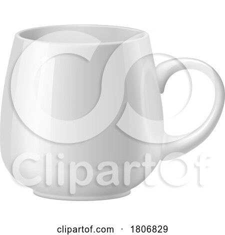 White Mug by Vector Tradition SM