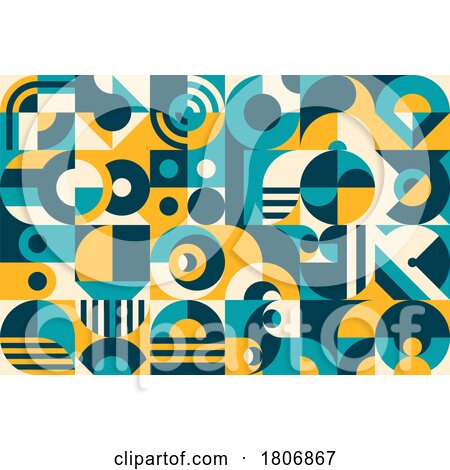 Geometric Bauhaus Background by Vector Tradition SM