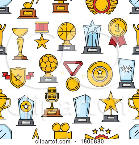 Trophy Background Pattern by Vector Tradition SM