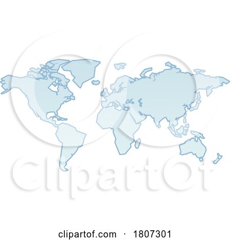 World Global Map Background Illustration by AtStockIllustration