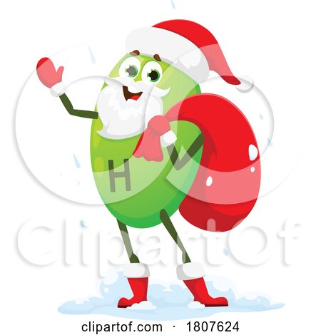 Christmas Micro Nutrient Mascot by Vector Tradition SM