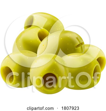 3d Green Olives by Vector Tradition SM