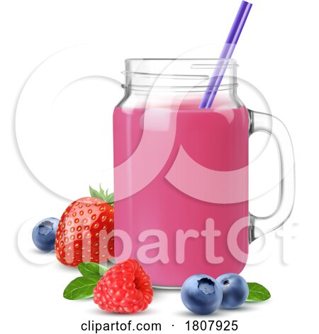 3d Berry Smoothie by Vector Tradition SM