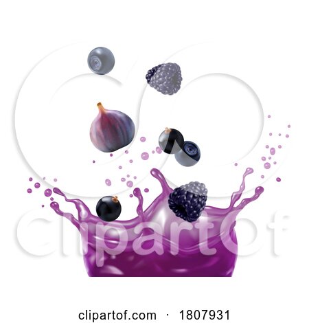 3d Smoothie Splash by Vector Tradition SM