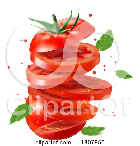 3d Sliced Tomato by Vector Tradition SM