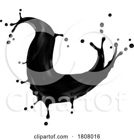 3d Oil Splash by Vector Tradition SM
