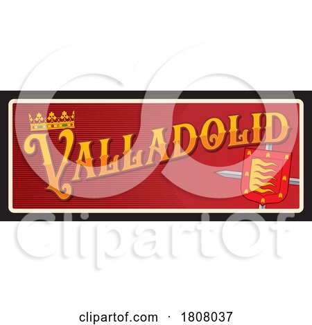 Travel Plate Design for Valladolid by Vector Tradition SM