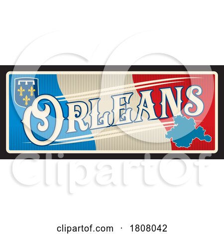 Travel Plate Design for Orleans by Vector Tradition SM