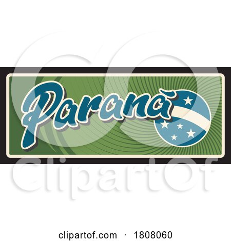 Travel Plate Design for Parana by Vector Tradition SM