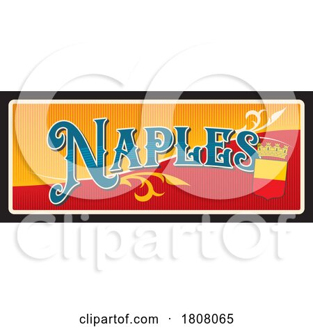 Travel Plate Design for Naples by Vector Tradition SM