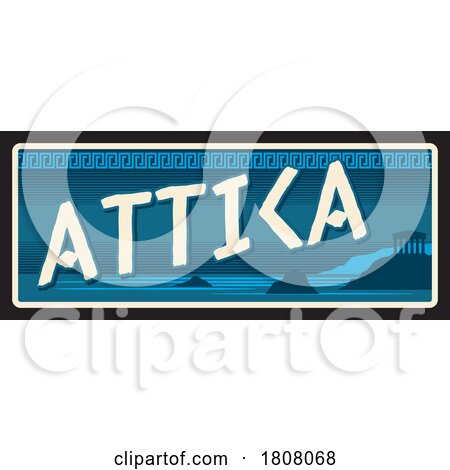 Travel Plate Design for Attica by Vector Tradition SM