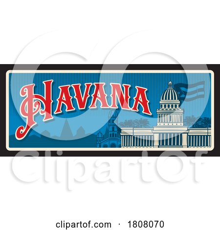 Travel Plate Design for Havana by Vector Tradition SM