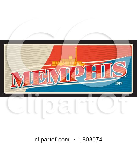 Travel Plate Design for Memphis by Vector Tradition SM