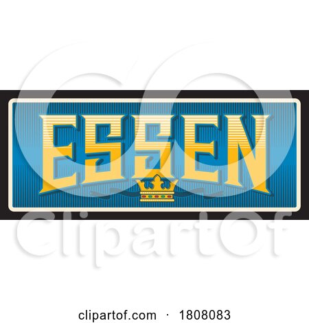 Travel Plate Design for Essen by Vector Tradition SM