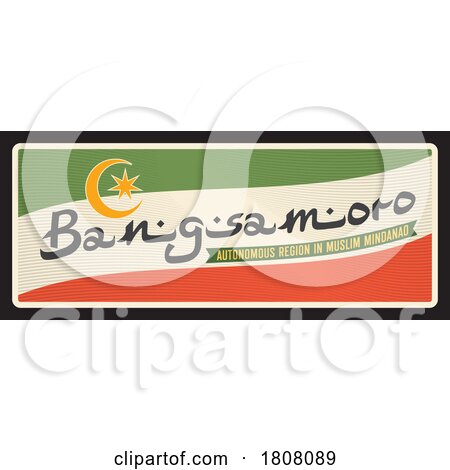 Travel Plate Design for Bangsamoro by Vector Tradition SM