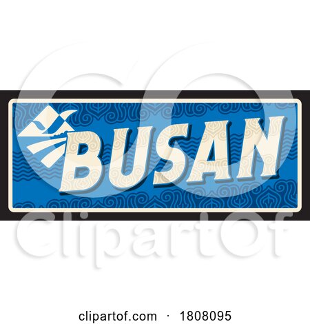 Travel Plate Design for Busan by Vector Tradition SM