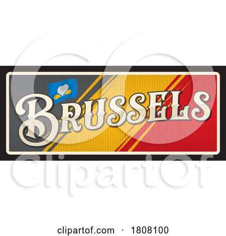 Travel Plate Design for Brussels by Vector Tradition SM