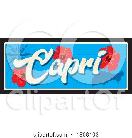 Travel Plate Design for Capri by Vector Tradition SM