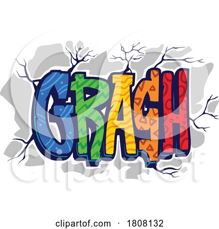 Crash Graffiti Design by Vector Tradition SM