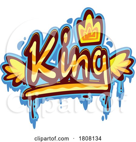 King Graffiti Design by Vector Tradition SM