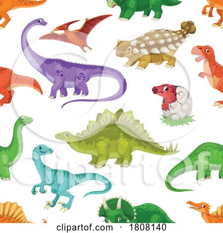 Dinosaur Pattern by Vector Tradition SM