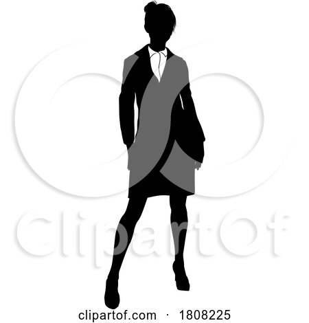 Business People Woman Silhouette Businesswoman by AtStockIllustration