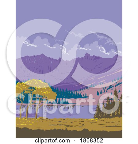 Stella Lake in Great Basin National Park White Pine County Nevada WPA Poster Art by patrimonio