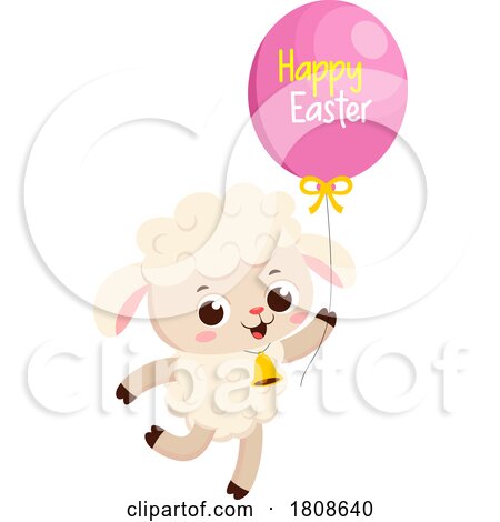 Cartoon Easter Lamb by Hit Toon