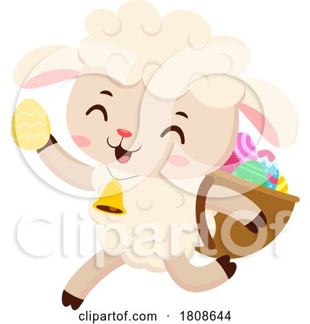 Cartoon Easter Lamb by Hit Toon