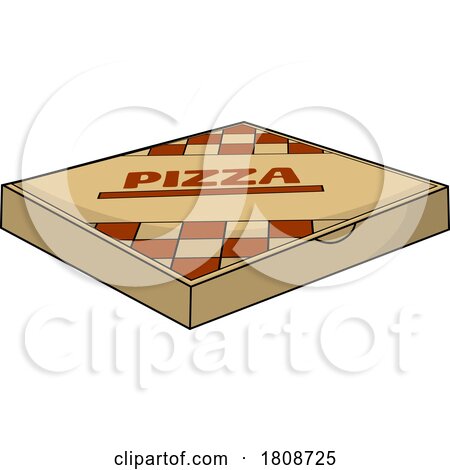 Cartoon Pizza Box by Hit Toon