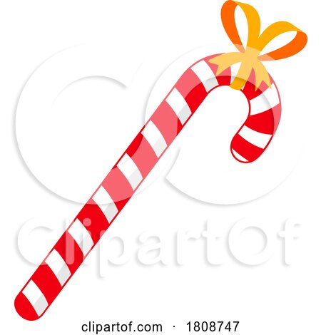Cartoon Christmas Candy Cane by Hit Toon