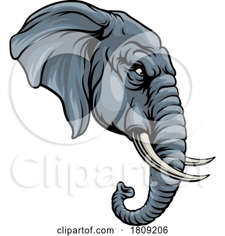 Republican Elephant Election Political Party Icon by AtStockIllustration