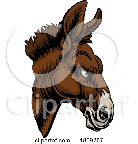 Democrat Donkey Election Political Party Politics by AtStockIllustration