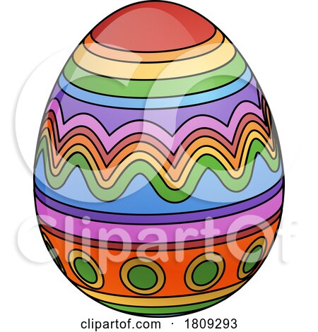 Colorful Easter Egg by AtStockIllustration