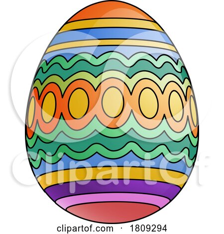 Colorful Easter Egg by AtStockIllustration