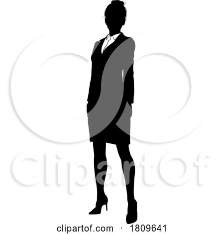 Business People Woman Silhouette Businesswoman by AtStockIllustration