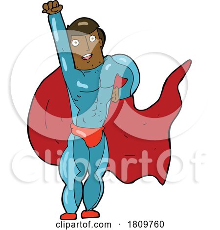 Cartoon Superhero by lineartestpilot