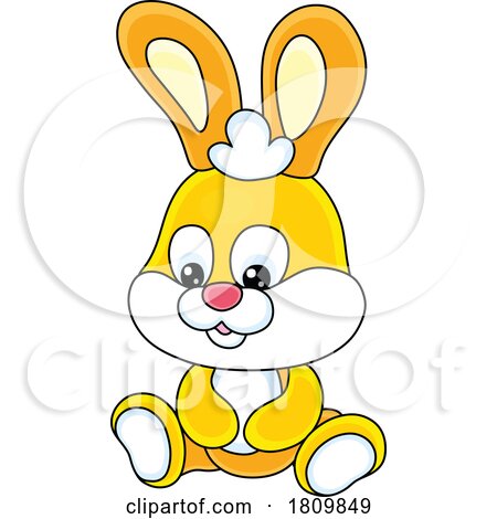 Licensed Clipart Cartoon Toy Bunny Rabbit by Alex Bannykh
