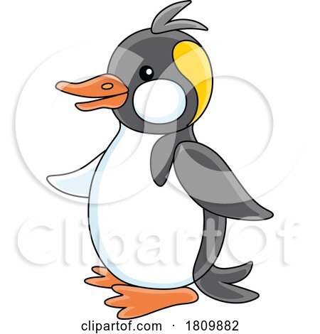 Licensed Clipart Cartoon Penguin by Alex Bannykh