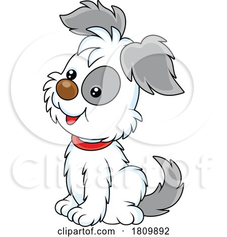 Licensed Clipart Cartoon Happy Puppy by Alex Bannykh