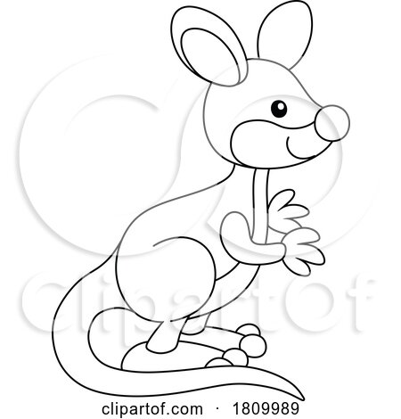 Licensed Clipart Cartoon Toy Kangaroo by Alex Bannykh