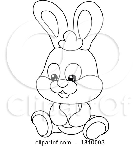 Licensed Clipart Cartoon Toy Bunny Rabbit by Alex Bannykh
