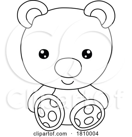 Licensed Clipart Cartoon Toy Teddy Bear by Alex Bannykh