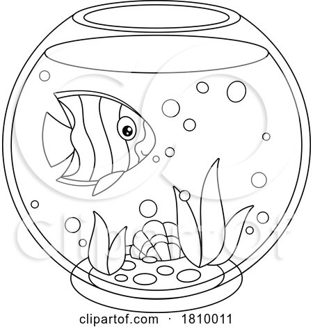 Licensed Clipart Cartoon Pet Fish by Alex Bannykh