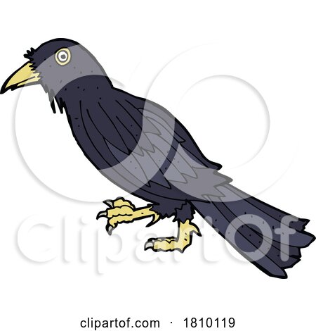 Cartoon Crow by lineartestpilot