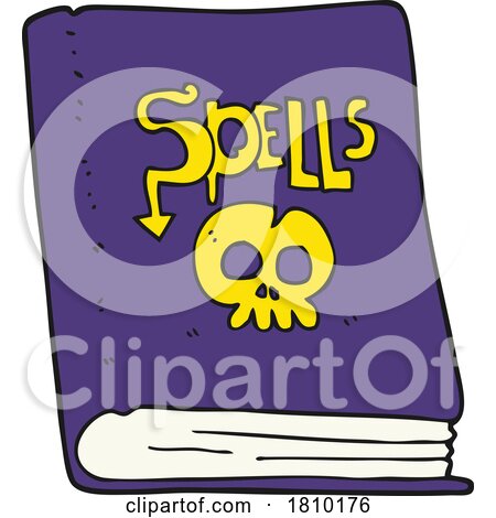 Cartoon Spell Book by lineartestpilot