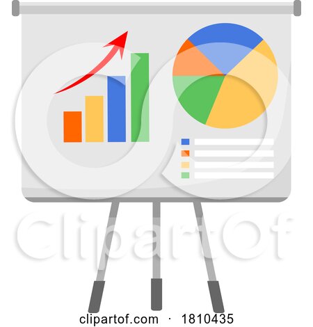 Charts and Graphs Licensed Clipart Cartoon by Hit Toon